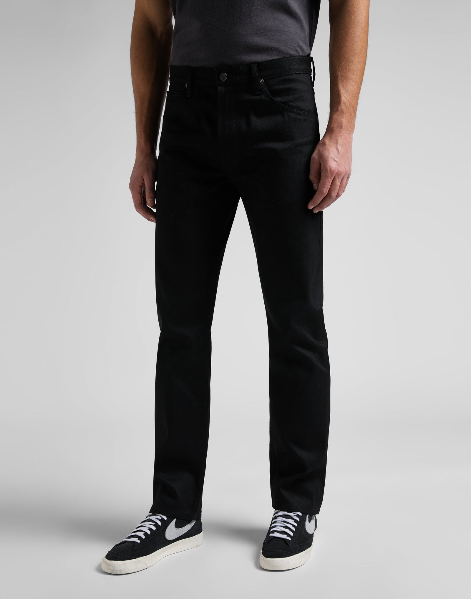 Lee Z-One Tapered Leg Skinny Jeans Black | MYER